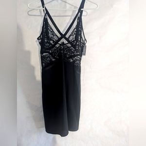 Calvin Klein Lacey Black Slip